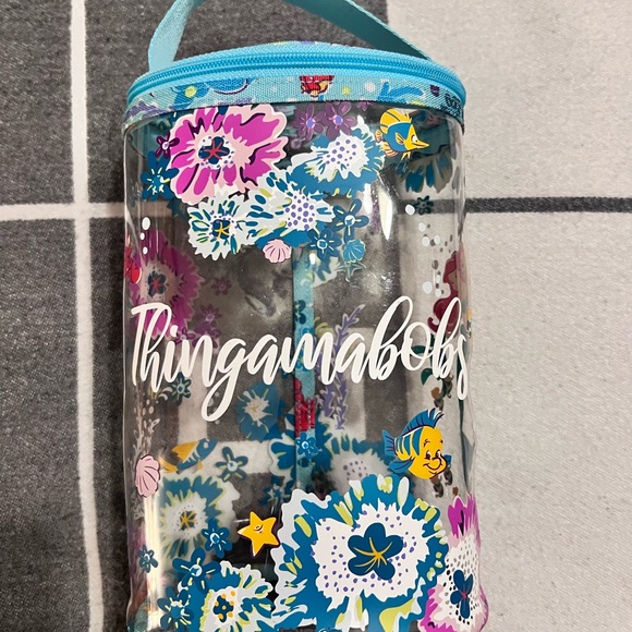 Vera Bradley Handbags - Vera Bradley Disney The Little Mermaid Floral Clear Bag with Blue Accents